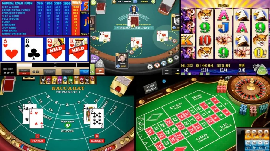 Tampilan ruang permainan bernuansa kasino untuk pengalaman bingo GRABWIN